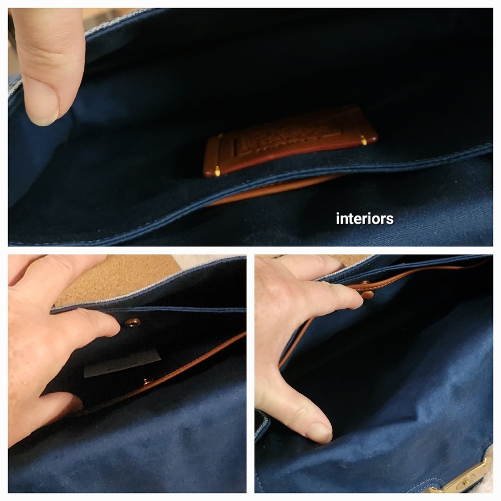 EUC Coach Chain Tabby Denim (Missing Chain Strap) - Picture 8 of 16